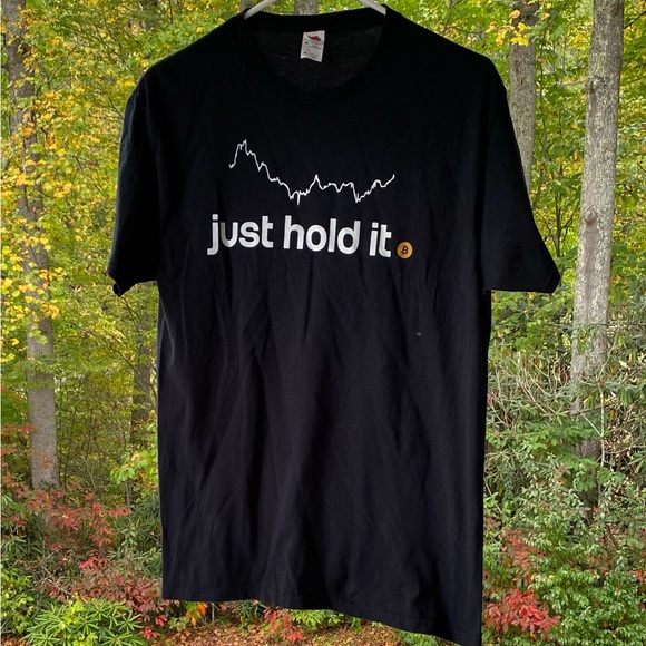 Fruit Of The Loom HD Cotton Crypto Stocks Bitcoin T-Shirt Size Medium - Picture 4 of 13